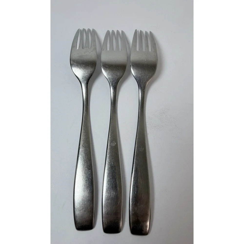WMF LINE Dinner Forks Set of 3‎ Cromargan Stainless Germany 7 1/2